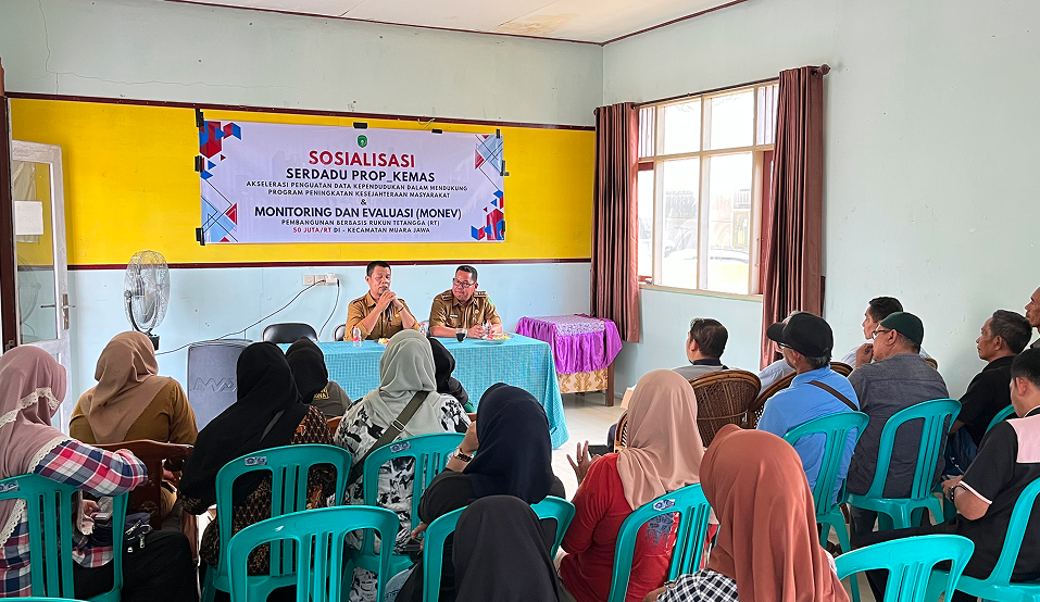 📍CAMAT MUARA JAWA LAKSANAKAN MONEV DAN SOSIALISASI PROGRAM SERDADU PROP_KEMAS DI KELURAHAN MUARA JAWA TENGAH📍 4 IMG 4471