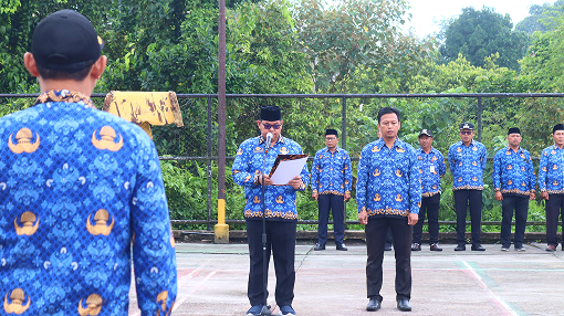 APEL KORPRI KECAMATAN MUARA JAWA: CAMAT INSTRUKSIKAN PERSIAPAN HUT KORPRI KE-54 DENGAN KEGIATAN SOSIAL