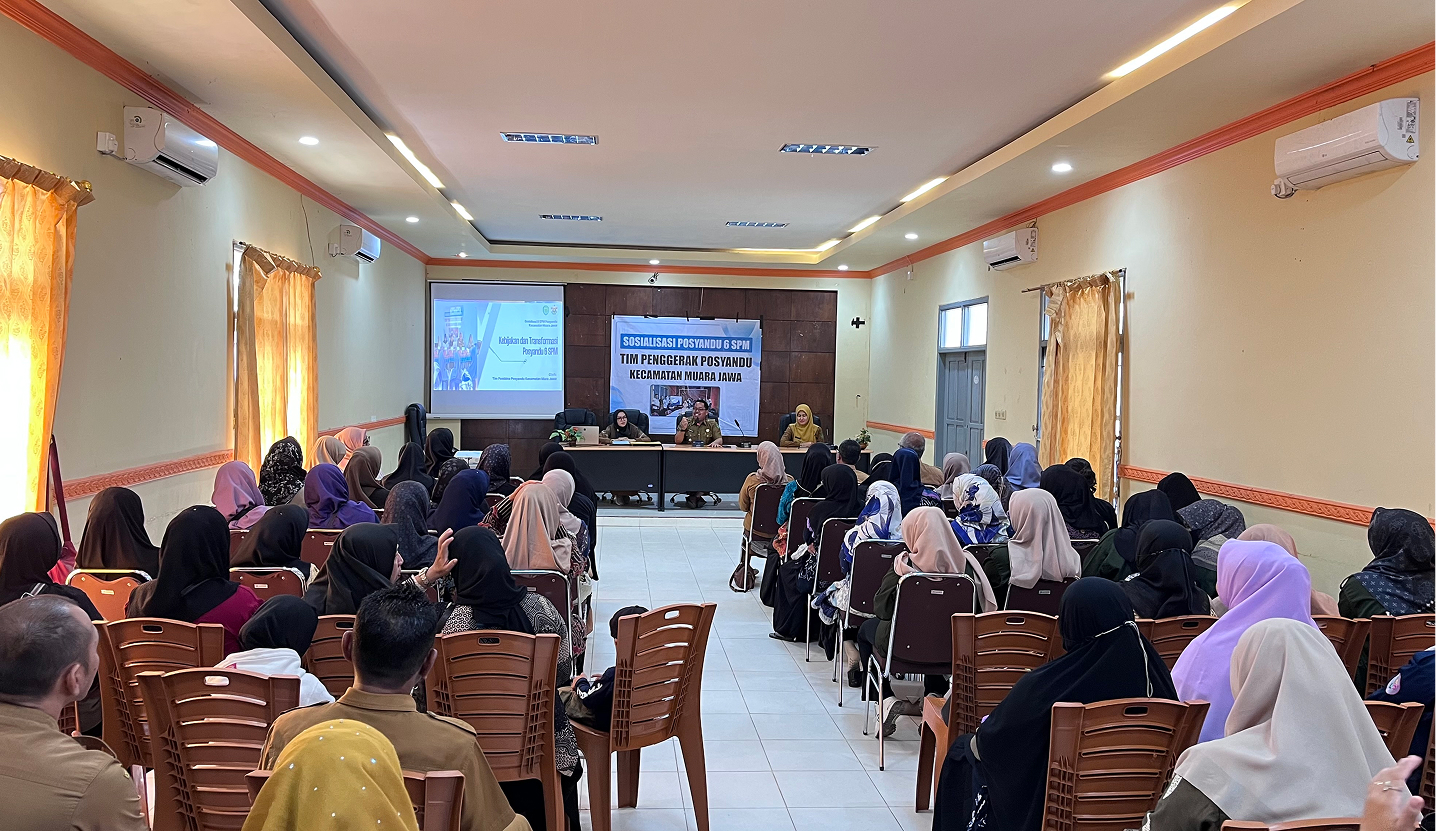 TIM PENGGERAK POSYANDU KECAMATAN MUARA JAWA LAKSANAKAN SOSIALISASI POSYANDU 6 SPM 3 IMG 9509