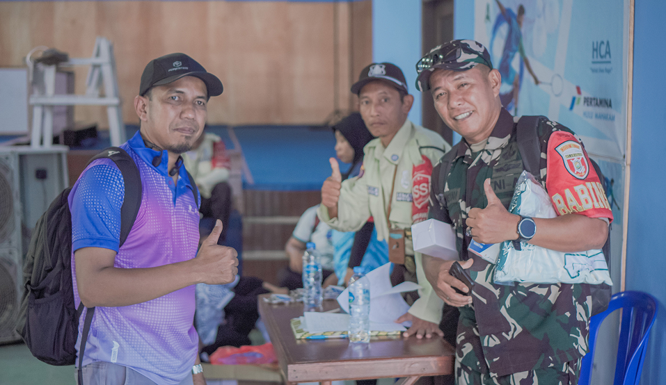 OLAHRAGA PERSAHABATAN PERERAT SINERGI PERTAMINA HULU MAHAKAM DAN PEMERINTAH KECAMATAN MUARA JAWA 4 KFT04555