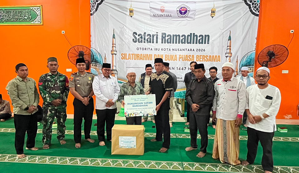 SAFARI RAMADHAN OTORITA IKN 2026 DI MASJID AL-WASILAH MUARA JAWA PESISIR, PERKUAT SILATURAHMI DAN BERBAGI KEPEDULIAN KEPADA MASYARAKAT 6 IMG 3029 1